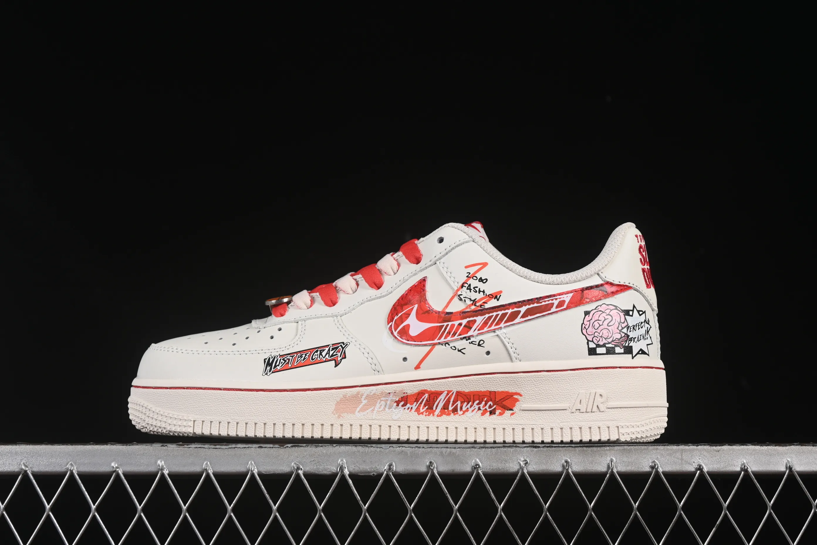 All categories Nk Air Force 1 Air Force series Nk Air Force 1 Low Air Force low-top Nike Air Force 1'07 Low "Love Brain" 520 series limited Love Brain Air Force low-top casual sneakers SD2023-024
